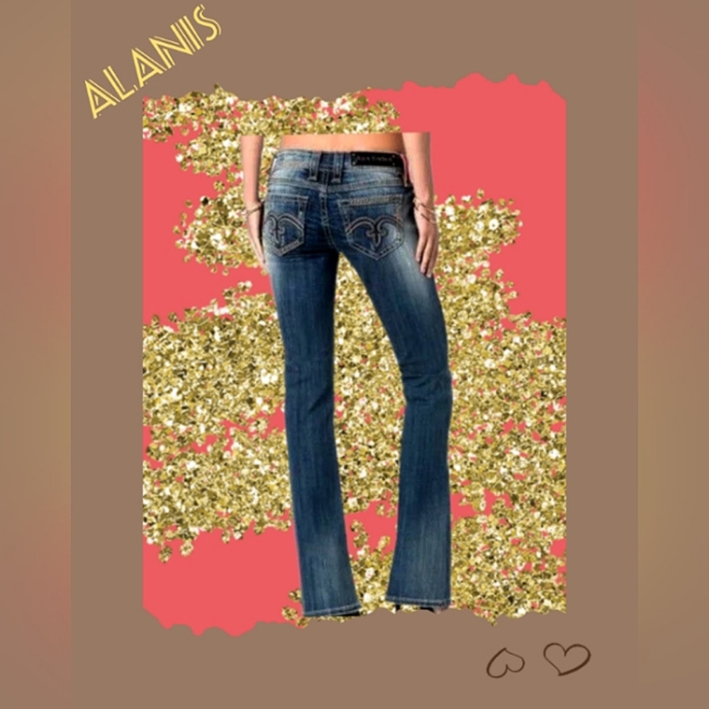 ROCK REVIVAL ALANIS BOOT CUT JEANS